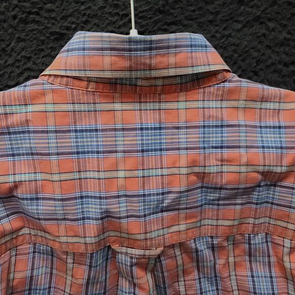 Chaps Mens Button Up Shirt Multi-Color Size XL Cotton Blend Easy Care Collar - Picture 11 of 12